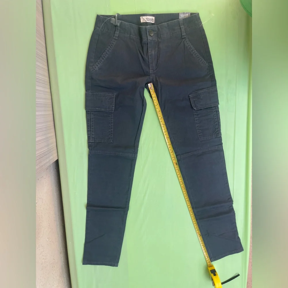 LOW RISE CARGO Sound & Matter Navy Blue Casual Pants NEW WITH TAGS SIZE 0 - Picture 9 of 14